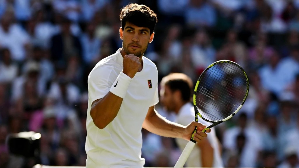 ALCARAZ DOMINATES NORRIE TO REACH WIMBLEDON&nbsp;SEMIS
