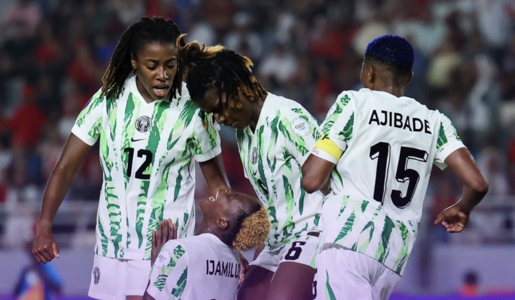FIRST LADY AND WOMEN AFFAIRS MINISTER CHEER SUPER FALCONS’ HISTORIC 10TH WAFCON&nbsp;WIN