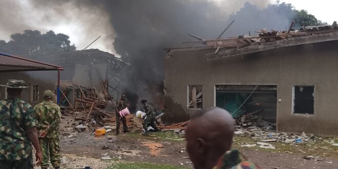 MINOR EXPLOSION, FIRE REPORTED AT ILESE BARRACKS; NO CASUALTIES – NIGERIAN&nbsp;ARMY