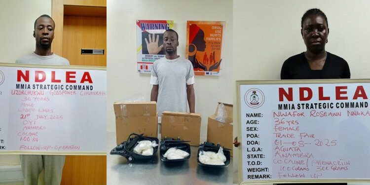 NDLEA SMASHES DRUG SYNDICATES HIDING COCAINE IN CAR PARTS AND&nbsp;LIPSTICKS