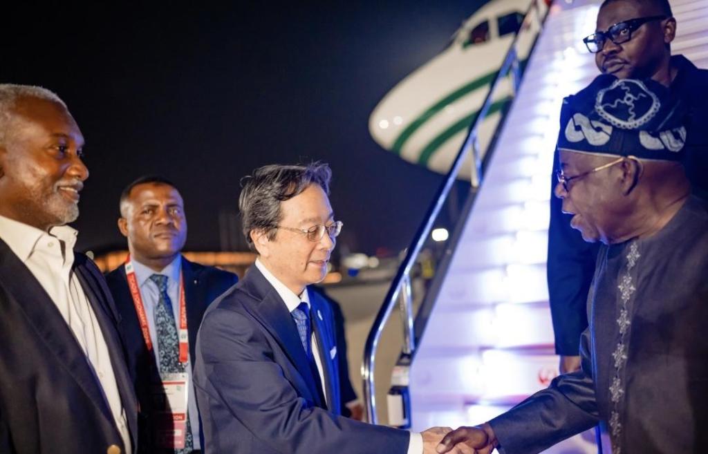 TINUBU ARRIVES IN JAPAN FOR TICAD9, EYES BOOSTING INVESTMENTS IN&nbsp;NIGERIA