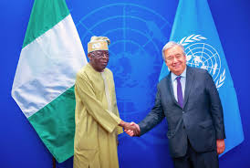 TINUBU URGES UN REFORMS TO REFLECT NEW GLOBAL REALITIES