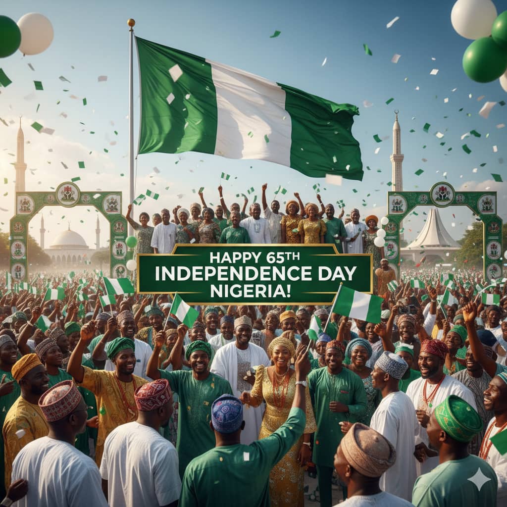 💚🤍💚 65 years of resilience. 65 years of hope. 65 years of the Nigerian dream.&nbsp;💚🤍💚