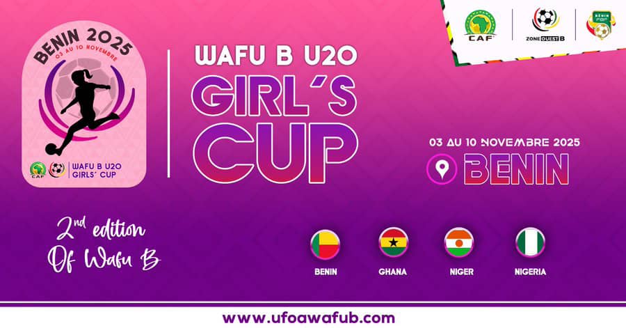 BENIN REPUBLIC TO HOST 2025 WAFU B U-20 WOMEN’S CHAMPIONSHIP FEATURING NIGERIA’S&nbsp;FALCONETS