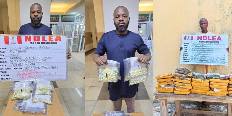 BUSINESSMAN CAUGHT SMUGGLING 127 WRAPS OF COCAINE INSIDE HIS BODY AT KANO&nbsp;AIRPORT