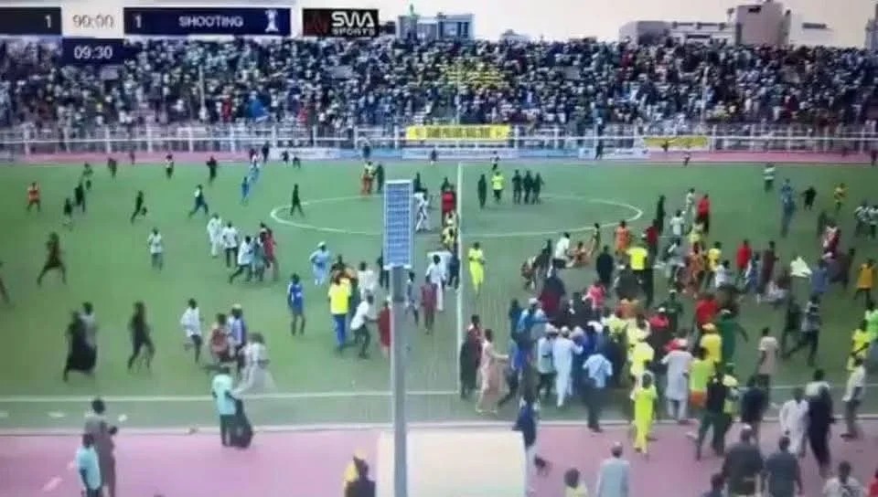 CHAOS AT SANI ABACHA STADIUM AFTER LAST-MINUTE&nbsp;DRAW