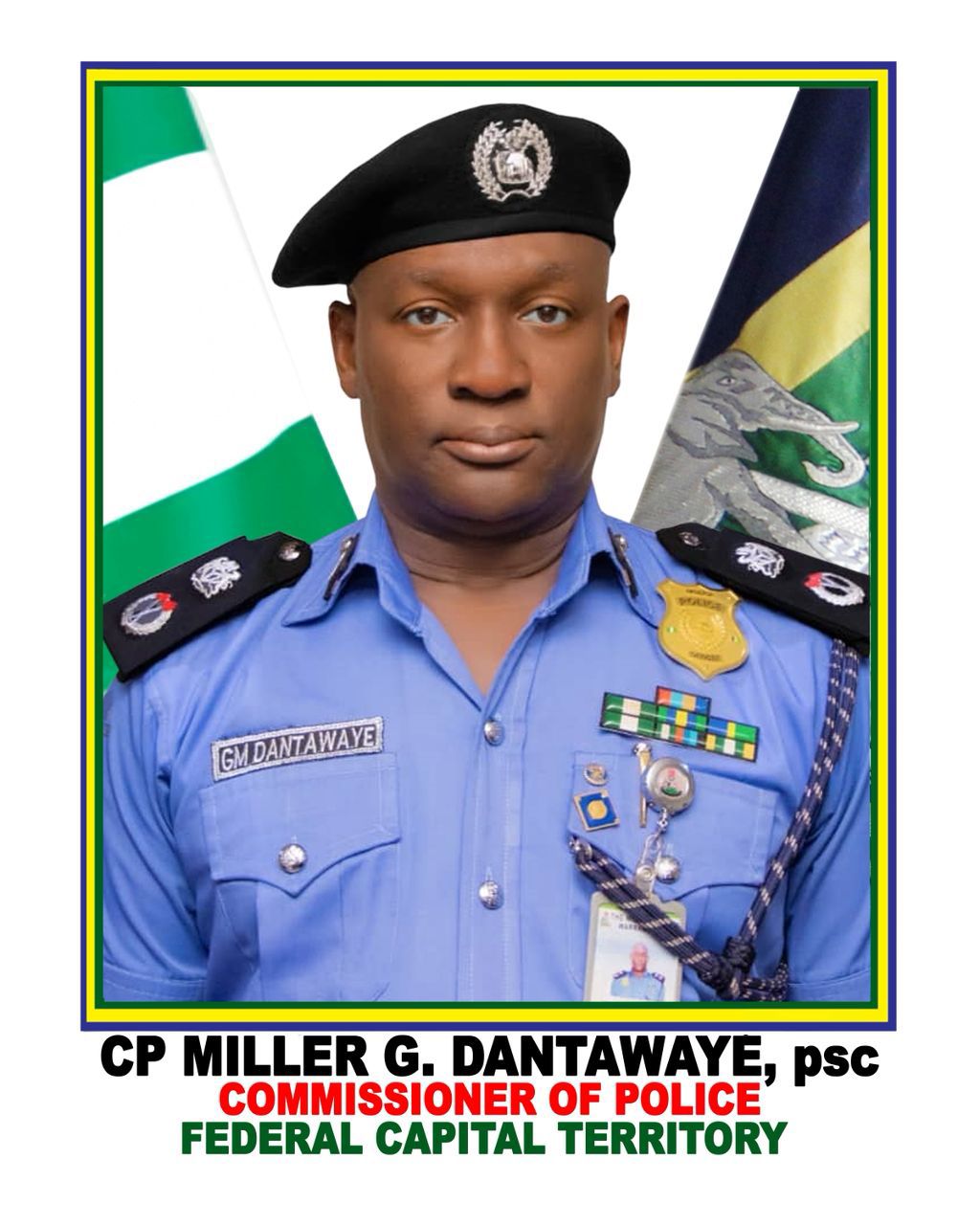 DANTAWAYE MILLER TAKES CHARGE AS NEW FCT COMMISSIONER OF&nbsp;POLICE