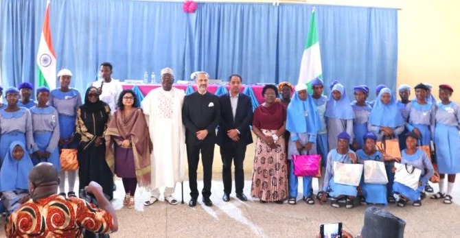 INDIA BOOSTS GIRLS’ EMPOWERMENT IN NIGERIA WITH GIFT PACKS FOR DUTSE&nbsp;STUDENTS