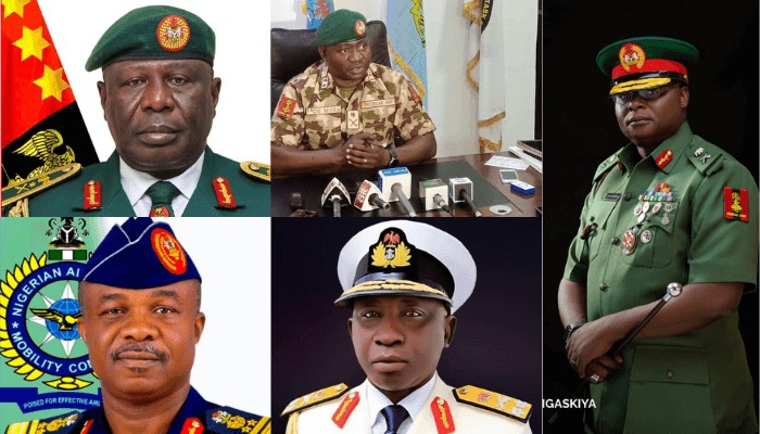 NIGERIA’S NEW SERVICE CHIEFS PLEDGE TO SECURE NATION AND TACKLE&nbsp;CRIMINALITY