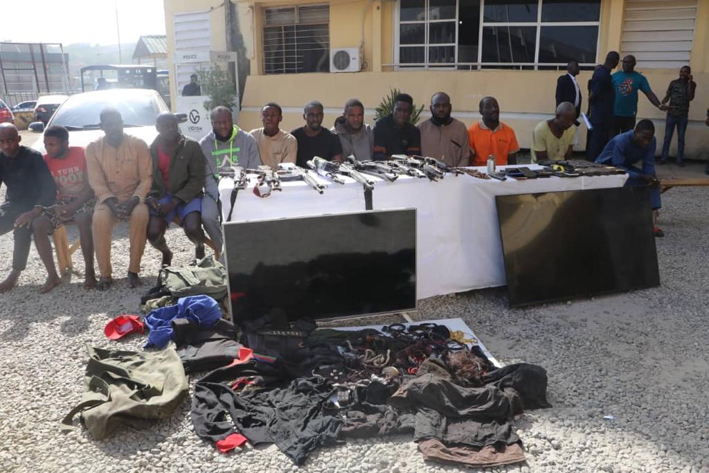 POLICE ARREST 12 ARMED ROBBERY SUSPECTS LINKED TO DEATHS OF ARISE NEWS STAFF, SECURITY GUARD IN&nbsp;ABUJA