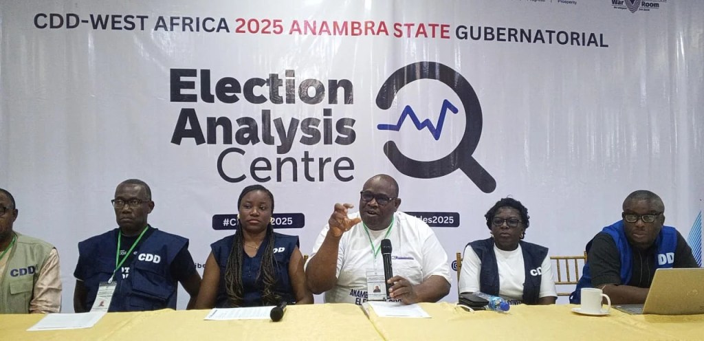 ANAMBRA ELECTIONS SHOW IMPROVED TURNOUT BUT CHALLENGES REMAIN – CDD