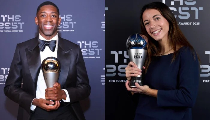 DEMBELE & BONMATI CROWNED FIFA’S BEST IN DOHA GLAMOUR&nbsp;NIGHT