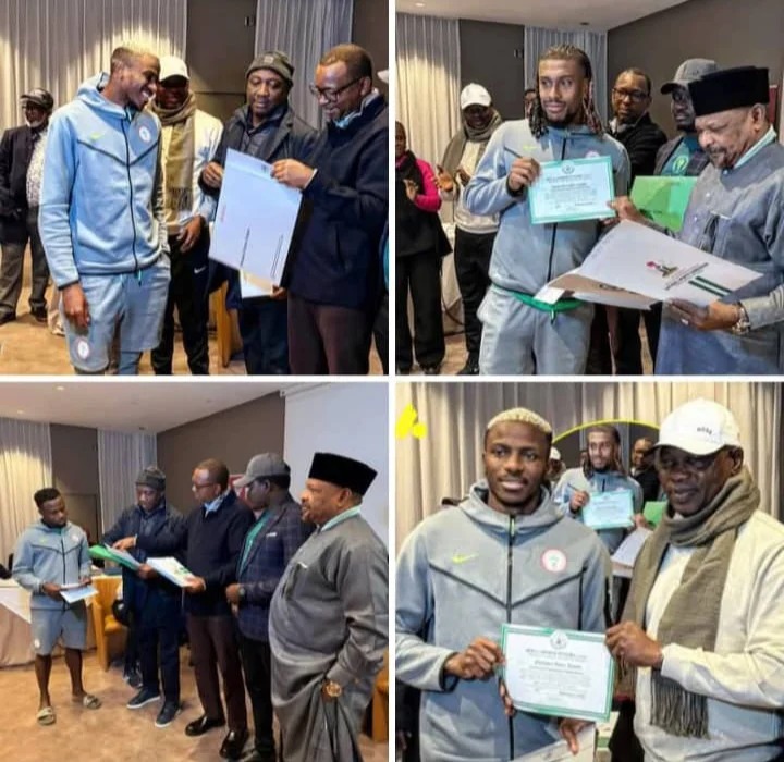 FG DELIVERS HOUSES AND LAND TO SUPER EAGLES FOR 2023 AFCON SILVER&nbsp;HEROICS