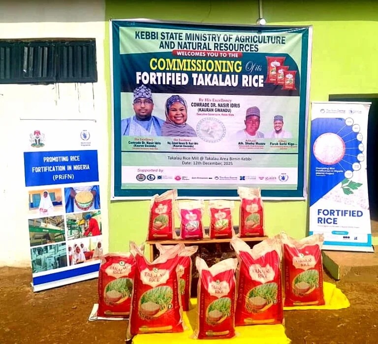 KEBBI LAUNCHES FORTIFIED RICE MILL TO FIGHT HIDDEN&nbsp;HUNGER