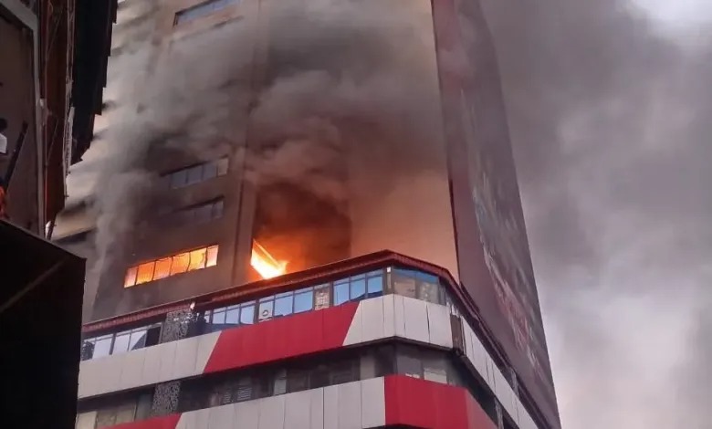 LAGOS ISLAND HIGH-RISE BLAZE CONTAINED – 7 INJURED, NO&nbsp;FATALITIES