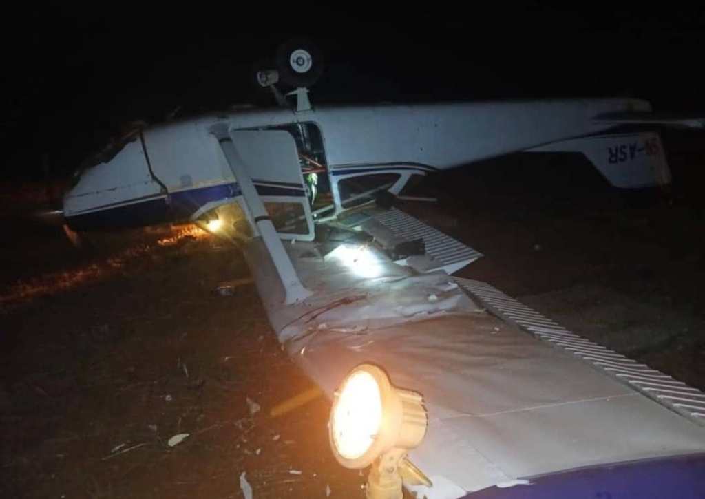 SKYPOWER JET CRASH-LANDS AT OWERRI AIRPORT—ALL 4 CREW&nbsp;SURVIVE