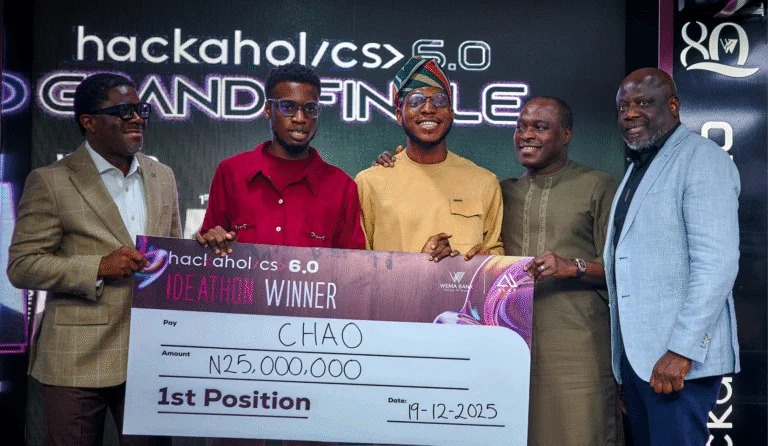 WEMA BANK DROPS N120M GRANTS ON YOUTH STARTUPS AT HACKAHOLICS&nbsp;6.0