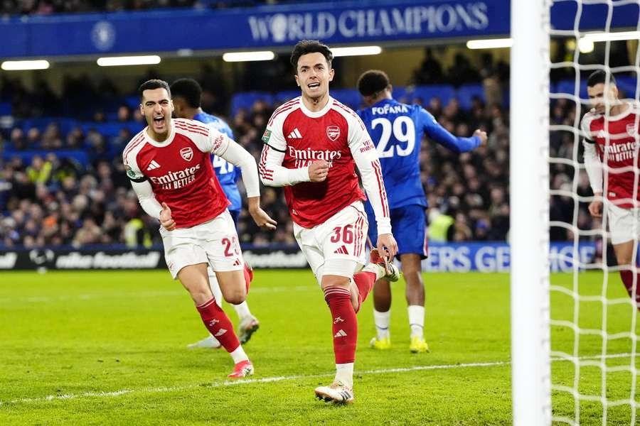 ARSENAL TAKE CONTROL OF LEAGUE CUP SEMI-FINAL AFTER THRILLER AT&nbsp;CHELSEA