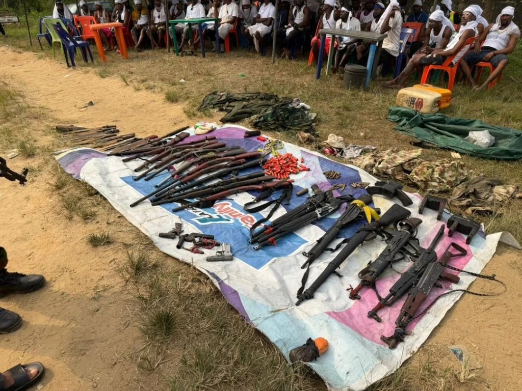 TURNING POINT IN CROSS RIVER: 80 MILITANTS LAY DOWN&nbsp;ARMS