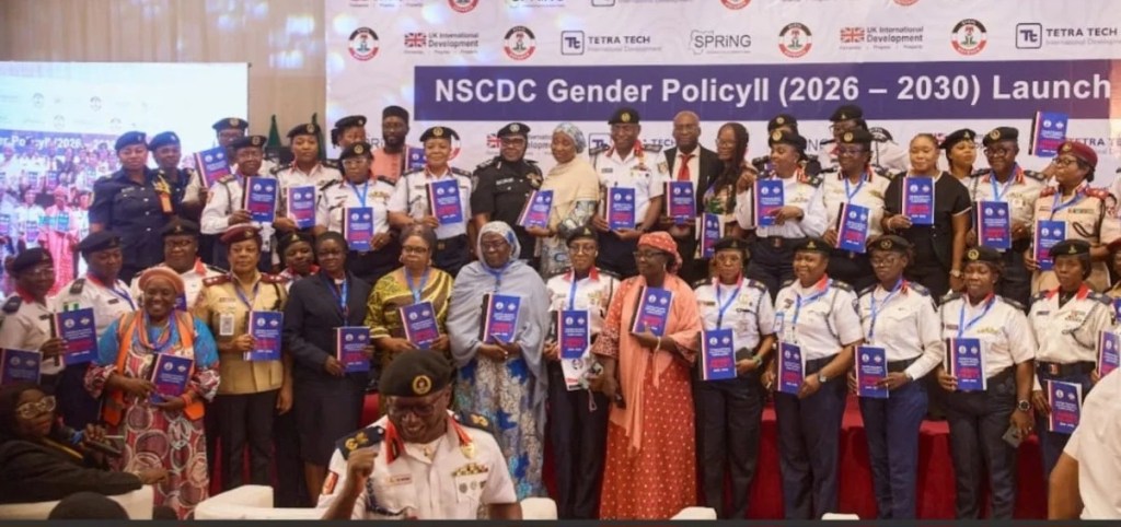 NSCDC, UK PROGRAMME LAUNCH GENDER POLICY 2 TO BOOST INCLUSIVITY
