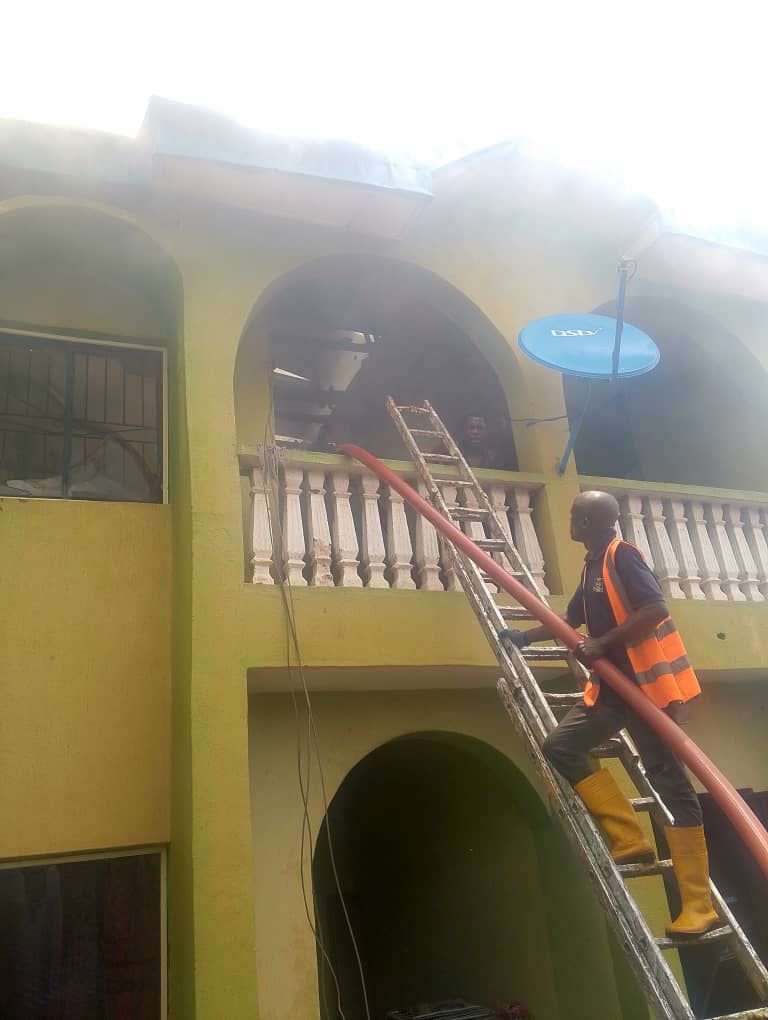 CHILDREN PLAYING WITH GAS CYLINDER TRIGGER FIRE IN KWARA APARTMENT&nbsp;BUILDING