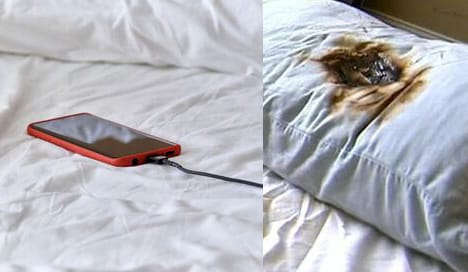 EXPERT WARNS AGAINST CHARGING PHONES ON BED WHILE SLEEPING