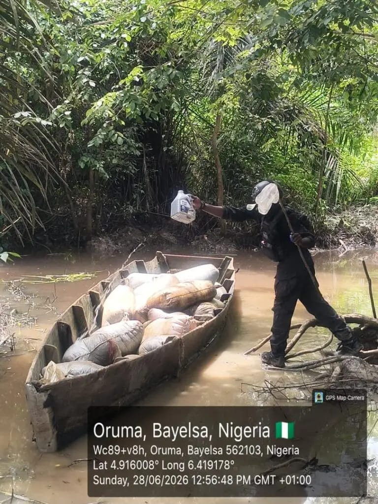 NAVY INTERCEPTS 22,870 LITRES OF ILLEGAL DIESEL IN RIVERS OPERATION