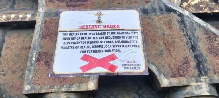 ANAMBRA SHUTS ILLEGAL CLINIC, ARRESTS WOMAN OVER ALLEGED UNLICENSED SURGERIES