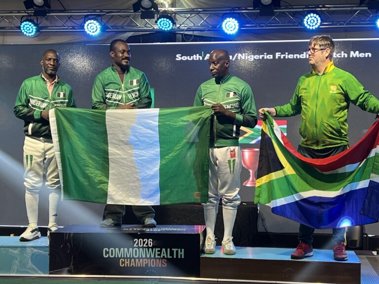 NIGERIA FINISHES FOURTH AT COMMONWEALTH FENCING CHAMPIONSHIPS