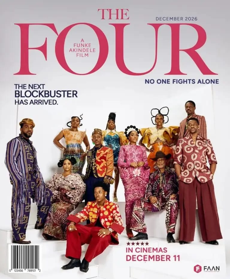 FUNKE AKINDELE ANNOUNCES DECEMBER RELEASE FOR NEW FILM ‘THE&nbsp;FOUR’