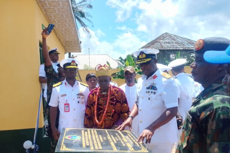 NAVY INAUGURATES 8-CLASSROOM BLOCK, SOLAR BOREHOLE IN&nbsp;BAYELSA